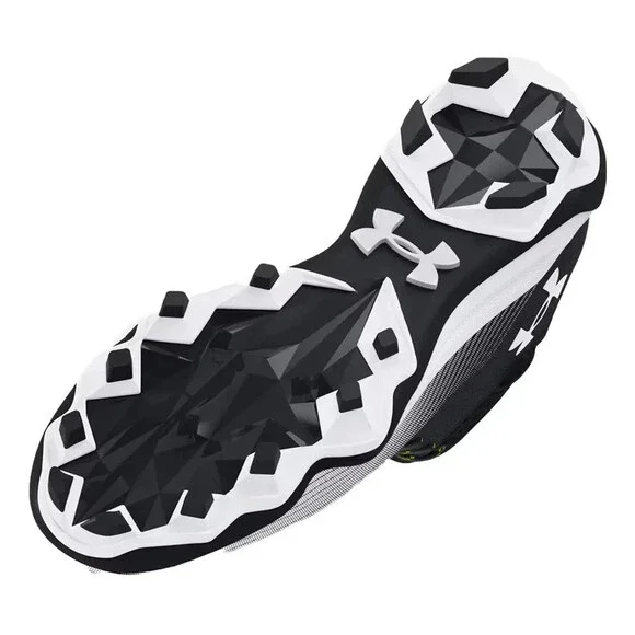 Under Armour Hammer 2 MC 3027306-001 Men's Black Lace-Up Football Cleats ZAP631
